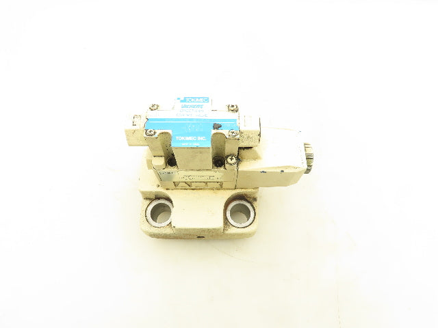 Tokimec Vickers CVC-40-D3-T39-10-JA Solenoid Control Cartridge Valve Cover 24VDC