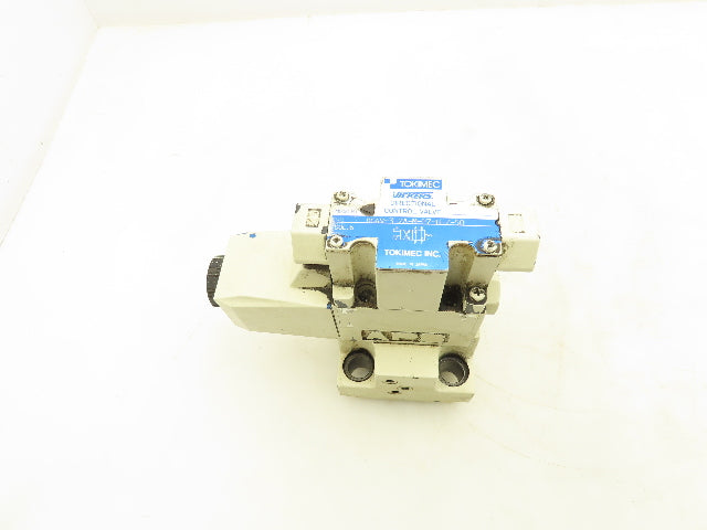 Tokimec Vickers CVC-25-W13-T39-10-JA Solenoid Control Cartridge Valve Cover 24V