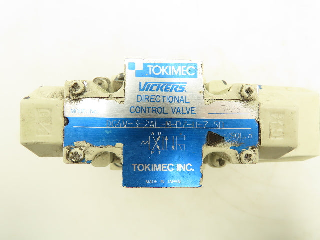 Tokimec Vickers CVC-25-D3-T39-10-JA-AP10 Solenoid Control Cartridge Valve Cover