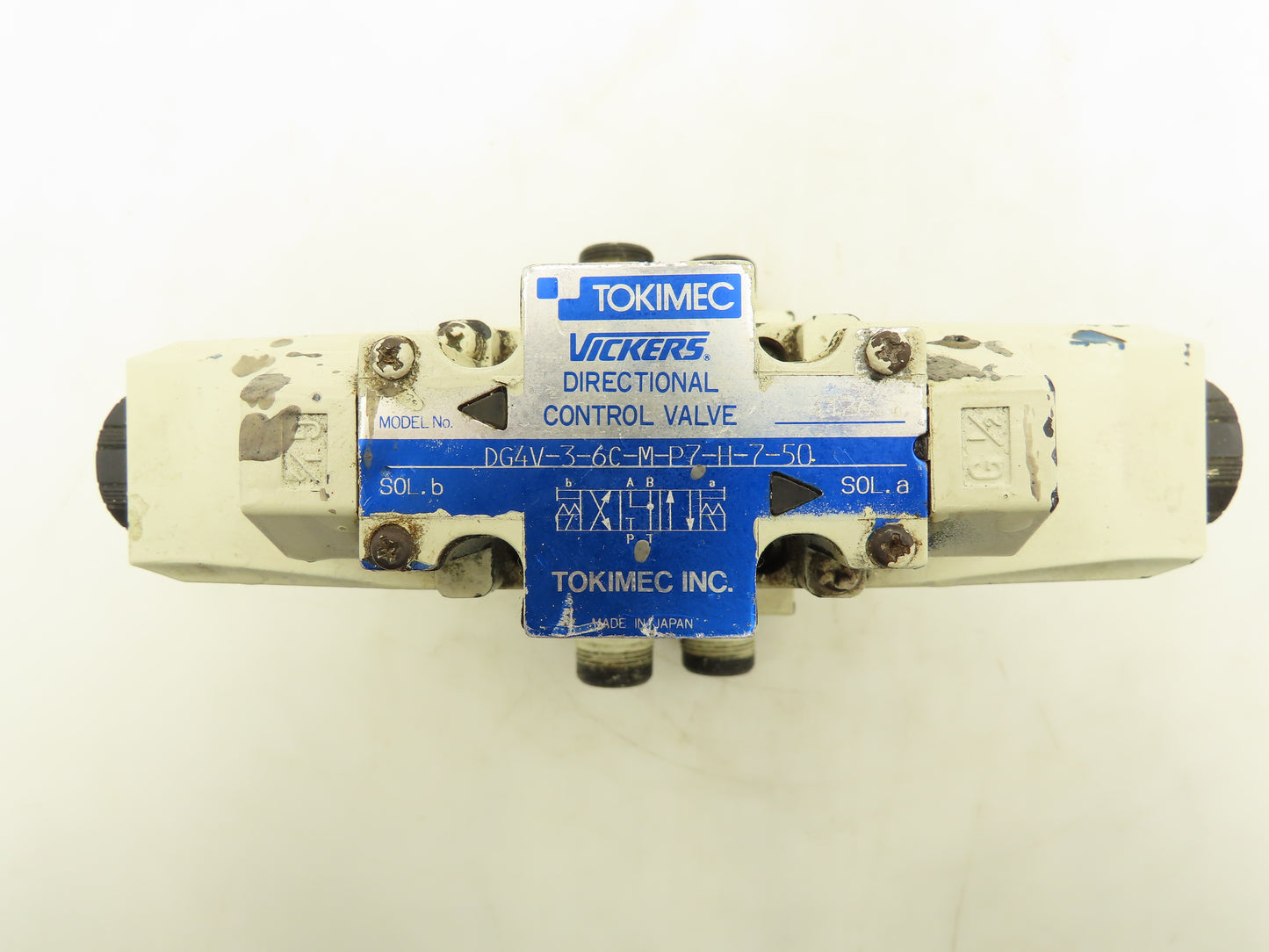Tokimec Vickers DG4V-3-6C-M-P7-H-7-50 Flow Control Modular Solenoid Valve Stack
