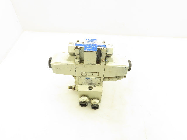 Tokimec Vickers DG4V-3-6C-M-P7-H-7-50 Flow Control Modular Solenoid Valve Stack
