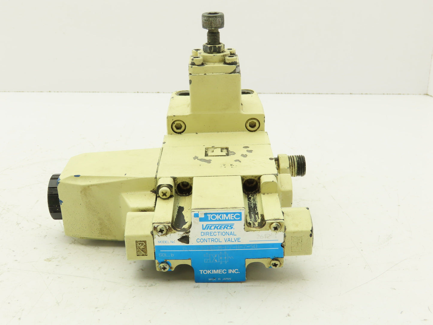 Tokimec Vickers TCG50-03-F-P7-H-12-S39B Solenoid Control Modular Relief Valve