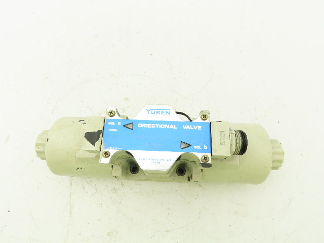 Yuken DSG-03-3C40-D24-50 Directional Control Solenoid Valve 24VDC