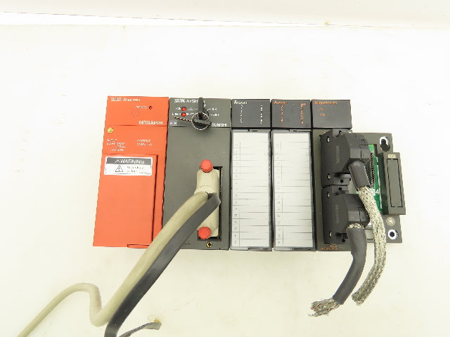 Mitsubishi Electric A1S35B PLC Chassis Base Unit CPU I/O Slot Card Power Supply