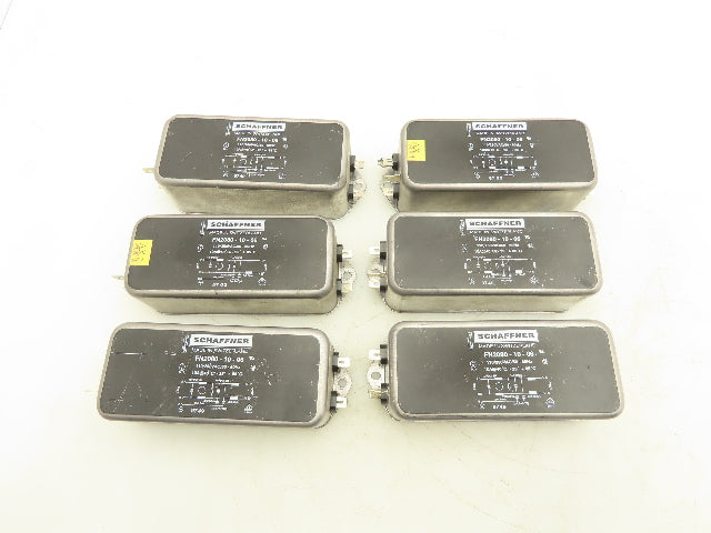 Schaffner FN2080-10-06 Power Line Filter 110/250V 10A Lot of 6