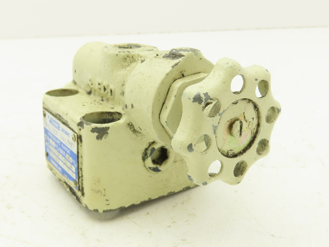 Tokimec Vickers CG-03-CVY-15-S81-JA Adjustable Pressure Relief Valve