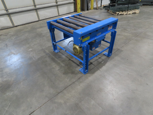EMI 38"W x 36"L Chain Drive 2.5" Live Power Roller Conveyor 31"BF 1/2Hp 460V 3PH