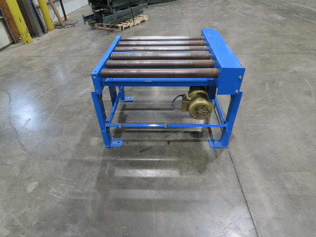EMI 38"W x 36"L Chain Drive 2.5" Live Power Roller Conveyor 31"BF 1/2Hp 460V 3PH
