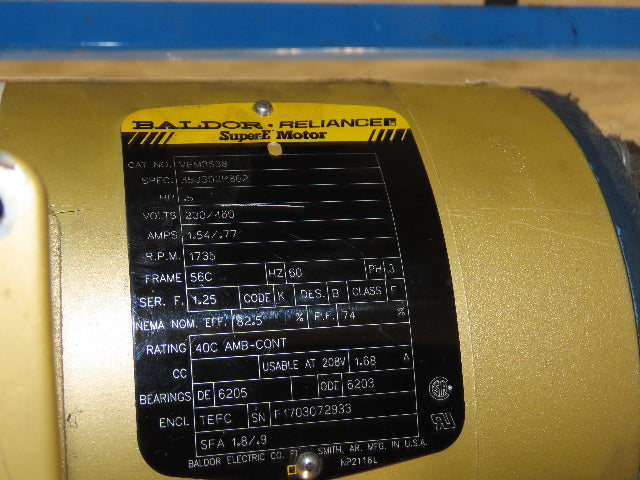 EMI 38"W x 36"L Chain Drive 2.5" Live Power Roller Conveyor 31"BF 1/2Hp 460V 3PH
