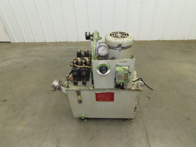 Parker Hannifin PU4367 Hydraulic Power Unit 16 Gallon Tank 6.6 GPM 450 PSI