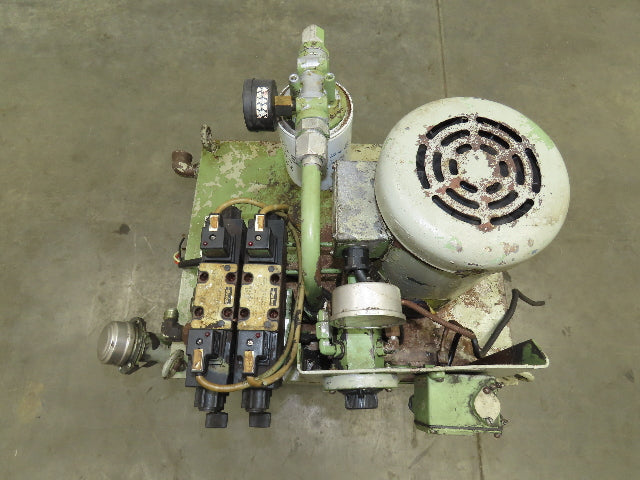 Parker Hannifin PU4367 Hydraulic Power Unit 16 Gallon Tank 6.6 GPM 450 PSI