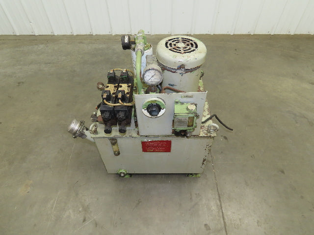 Parker Hannifin PU4367 Hydraulic Power Unit 16 Gallon Tank 6.6 GPM 450 PSI