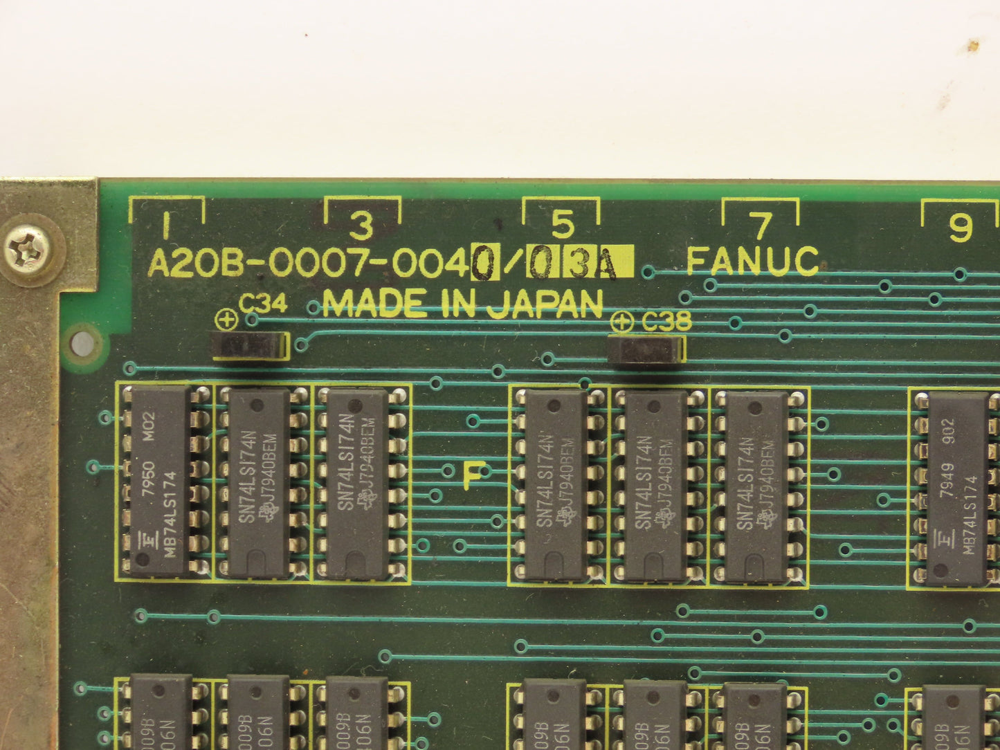 Fanuc A20B-0007-0040 6 Control I/O PLC PCB Circuit Board Module