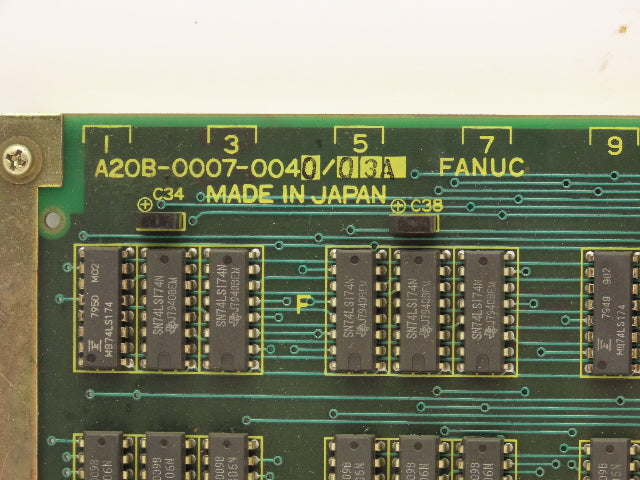 Fanuc A20B-0007-0040 6 Control I/O PLC PCB Circuit Board Module
