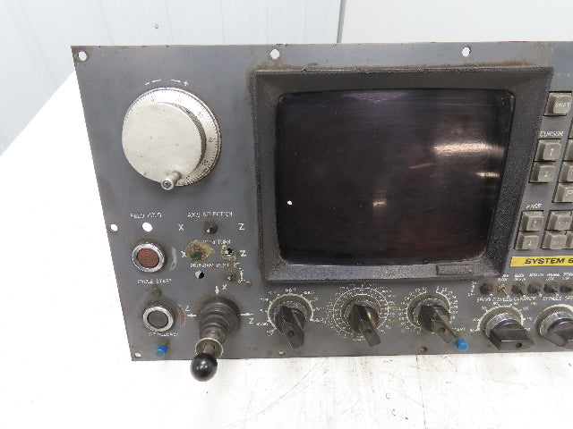 Fanuc Mazak TR-9DK1B Slant Turn 40 Control Panel Unit System 6T
