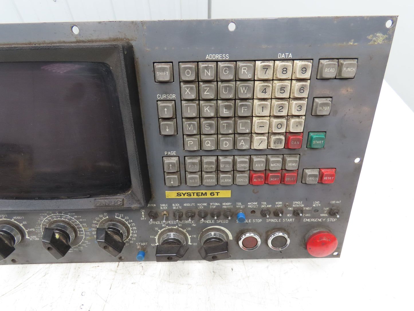 Fanuc Mazak TR-9DK1B Slant Turn 40 Control Panel Unit System 6T