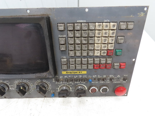 Fanuc Mazak TR-9DK1B Slant Turn 40 Control Panel Unit System 6T