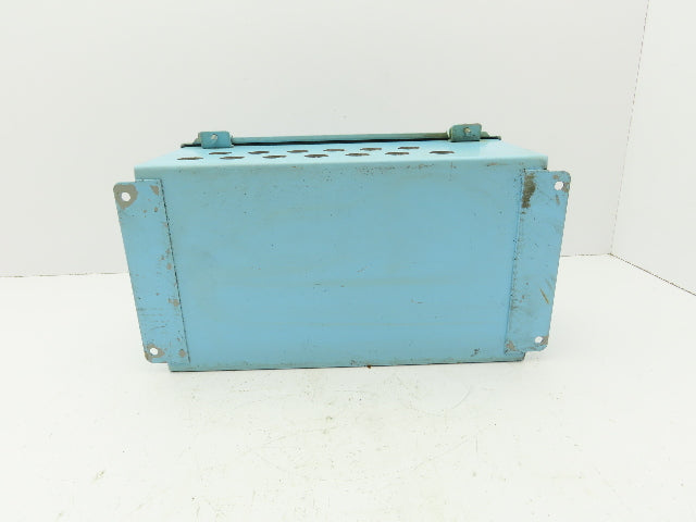 Wiegmann B140806CH Electrical Enclosure Box with 1492-H Terminal Blocks 14x8x6"