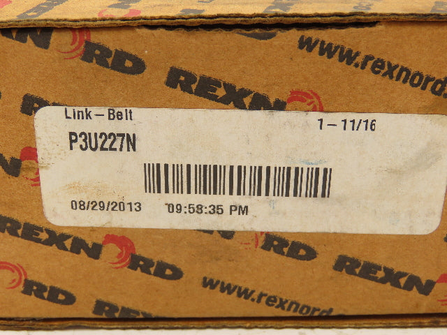 Link-Belt P3U227N Pillow Block Bearing 1-11/16" Bore 2-Bolt
