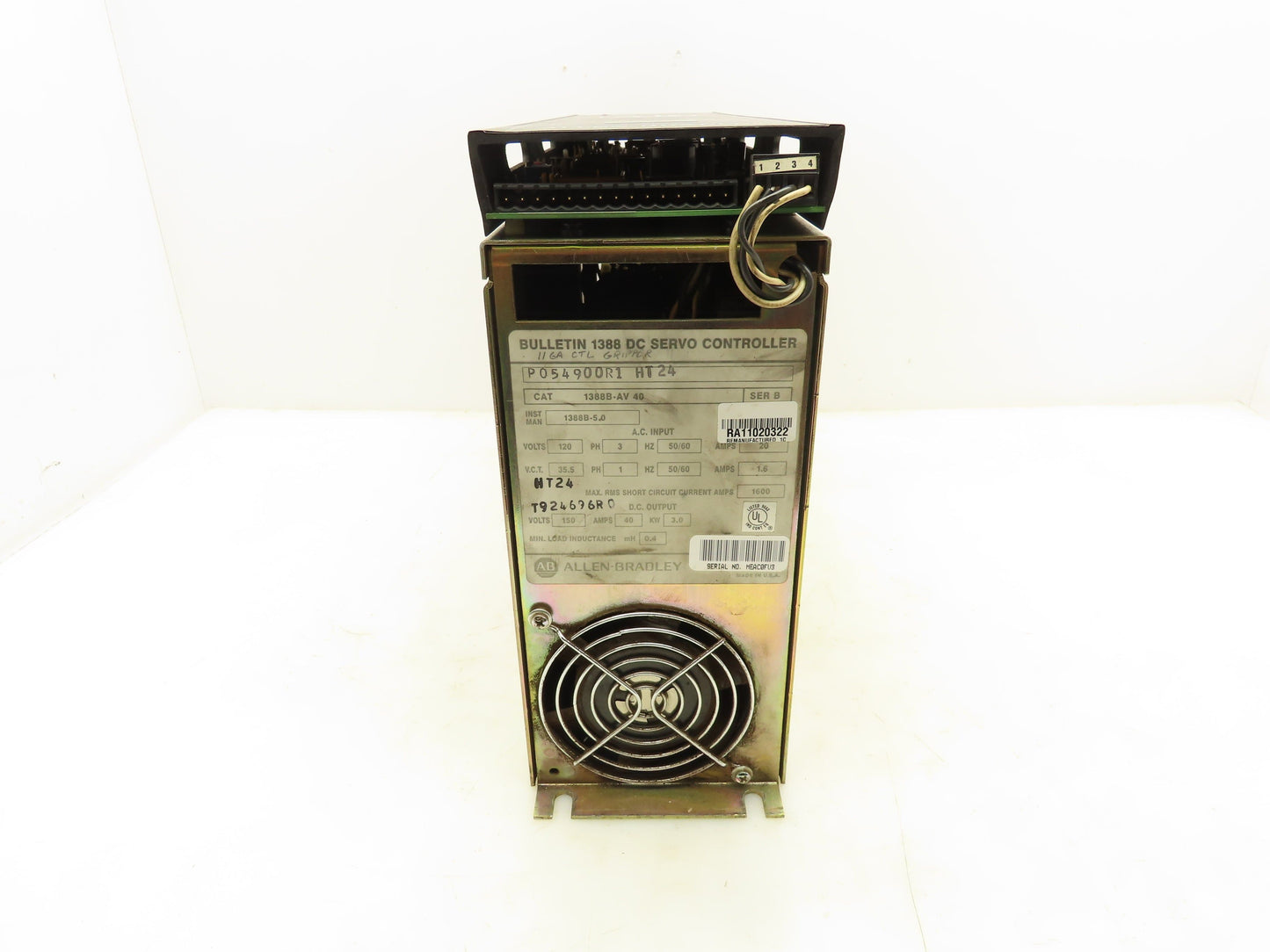 Allen Bradley 1388B-AV40 DC Servo Controller Ser B 150V 40A 3kw