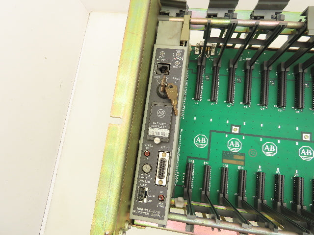 Allen Bradley 1771-A3B I/O PLC Chassis 12 Slot w/ 1772-LXP Power Supply