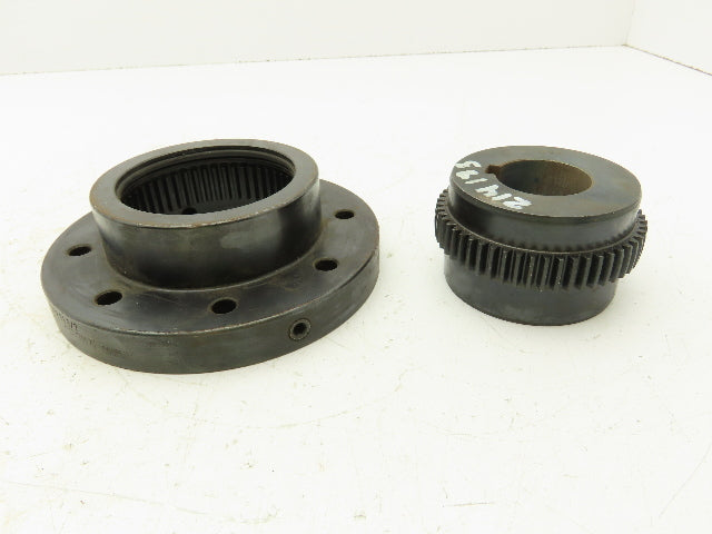 Sier-Bath Vari-Crown Flexible Coupling With 2"Hub 1-1/2"Bore Size F 1-1/2