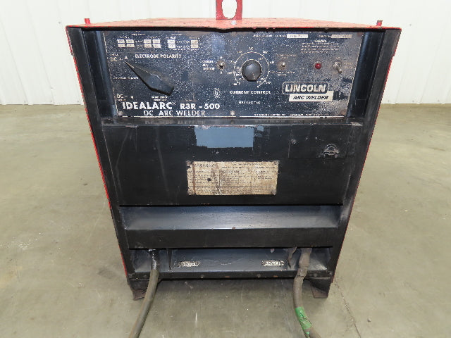 Lincoln 8506 PS IDEALARC R3R 500 DC Arc Stick Welder Welding Power Source Tested