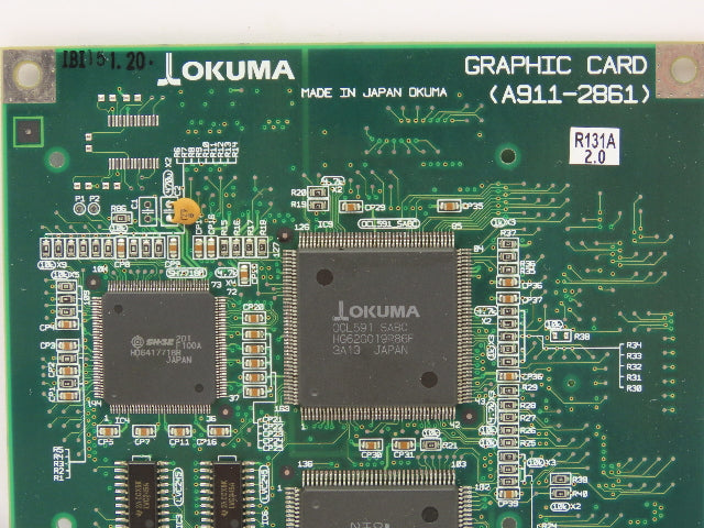 Okuma 1911-2861 PLC Graphic Card Circuit Board Module