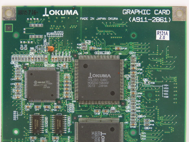 Okuma 1911-2861 PLC Graphic Card Circuit Board Module