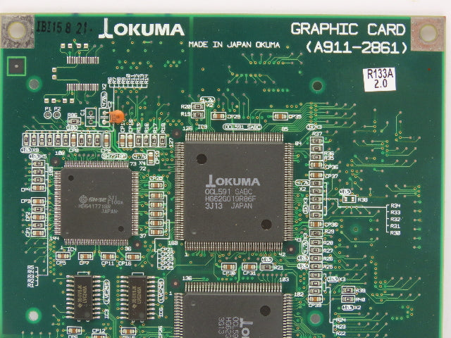 Okuma 1911-2861 PLC Graphic Card Circuit Board Module