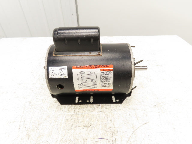Baldor Reliance CHC545A AC Motor 1Hp 1700 RPM 115/230V 1PH 56 Fr Resilient Mount