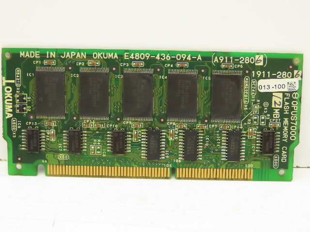 Okuma 1911-2806 Flash Memory Card 12MB Circuit Board