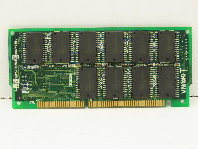 Okuma 1911-2812 SRAM Card 2MB Circuit Board Module