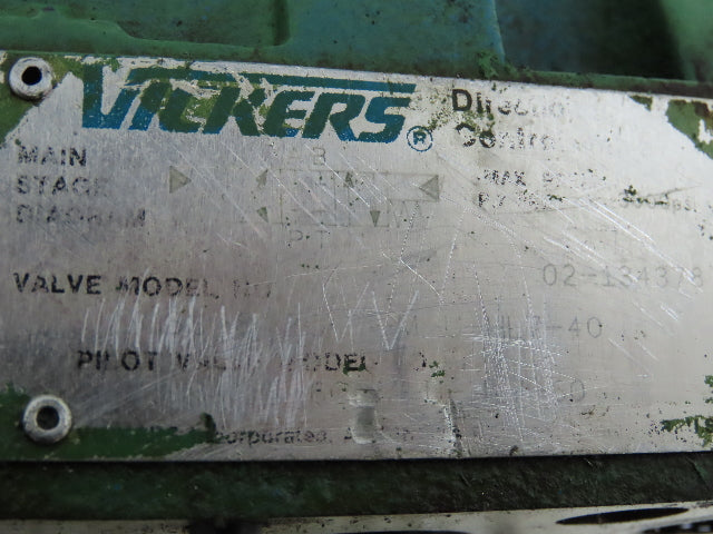 Vickers DG5S-8-2C-T-M-U-HL7-40 Directional Control Solenoid Valve 24VDC