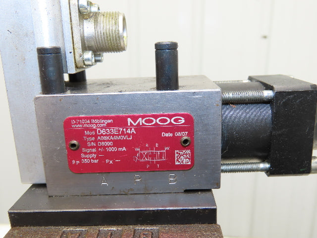 Moog WSH53P32C108CSBN Hydraulic Proportional Servo Valve Stack D633E714A