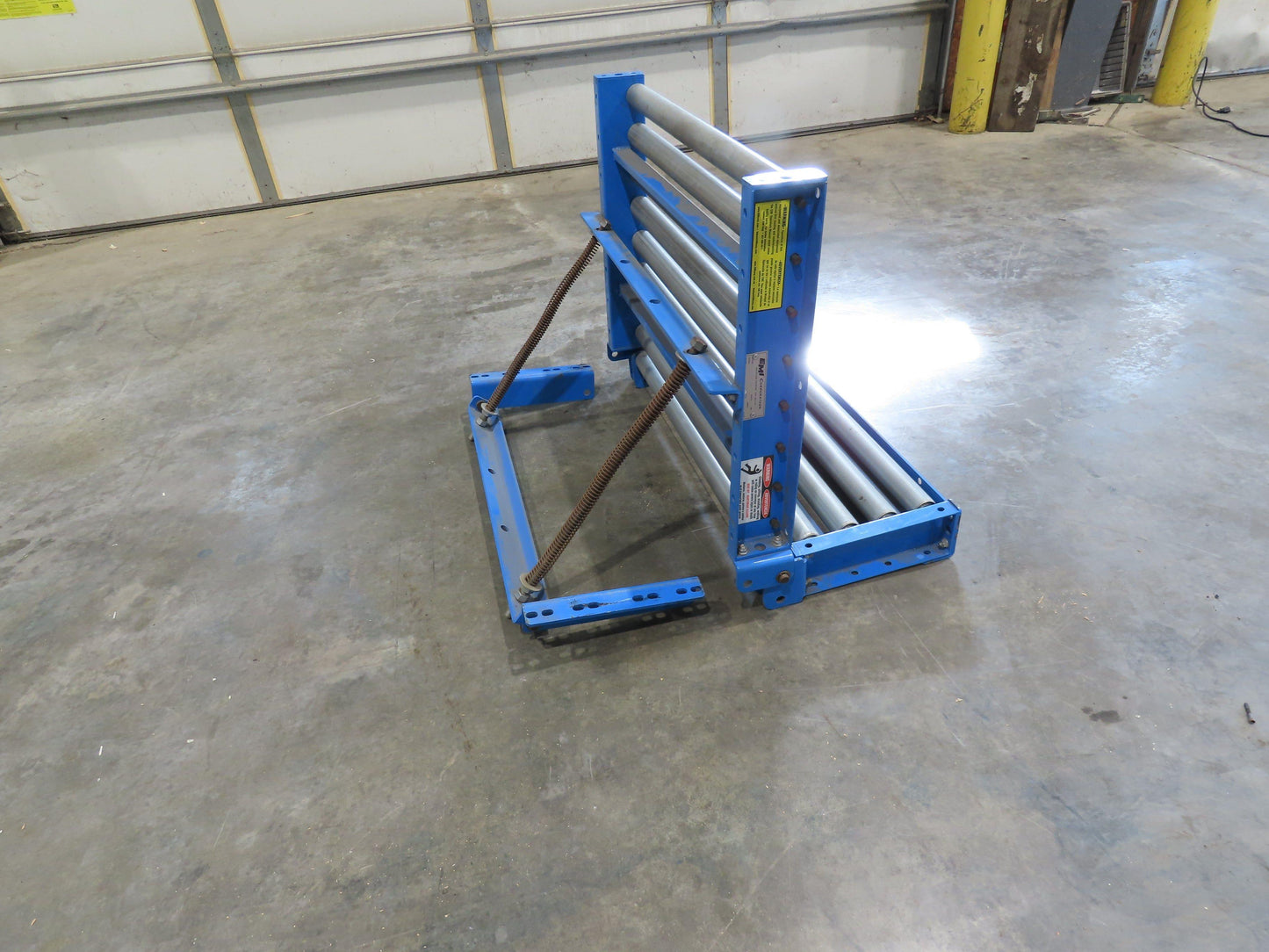 EMI 34" x 39" Spring Loaded Walk-Thru Gravity Conveyor Gate 1.9" Roller 31"BF