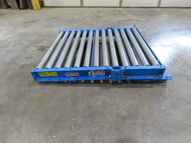 EMI 34" x 39" Spring Loaded Walk-Thru Gravity Conveyor Gate 1.9" Roller 31"BF