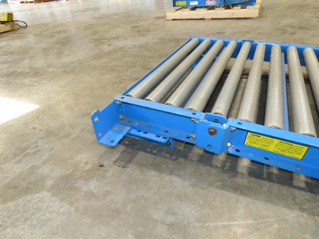EMI 34" x 39" Spring Loaded Walk-Thru Gravity Conveyor Gate 1.9" Roller 31"BF