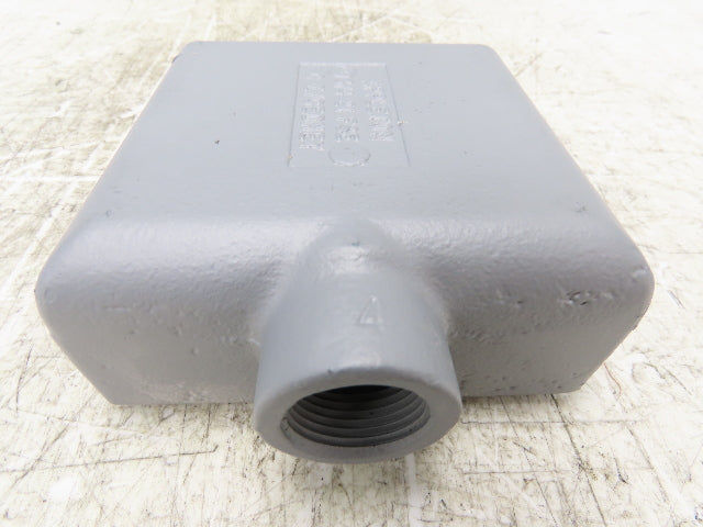 Appleton FS-2-75 FS Device Box 2 Gang 3/4" Shallow Malleable Iron Lot Of 2