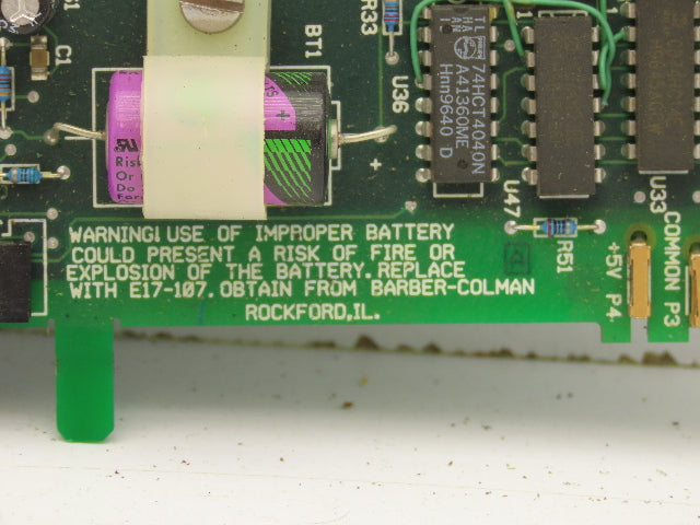 Barber Colman A-60010-103 Maco 4000 Data Handler Circuit Board