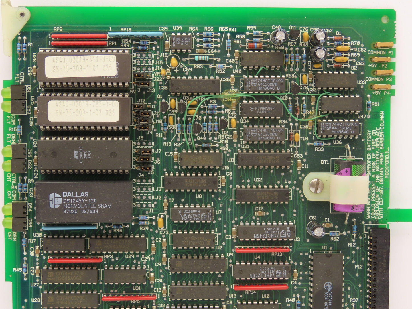Barber Colman A-60010-103 Maco 4000 Data Handler Circuit Board