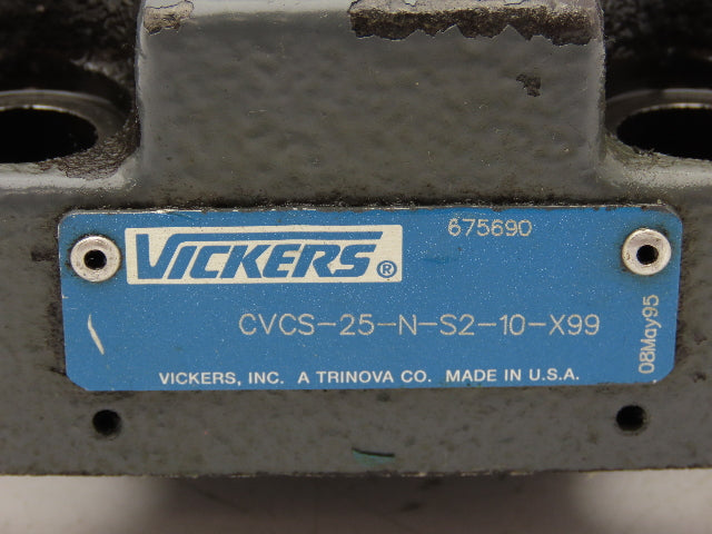 Vickers CVCS-25-N-S2-10-X99 Slip-In Cartridge Valve Cover