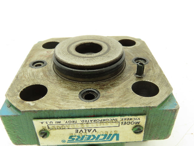 Vickers CVCS-25-W11-S2-10-A00-B12 Slip-In Cartridge Relief Valve Cover