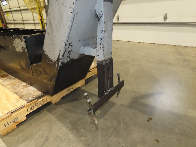 Enomoto Hinge Belt CNC Chip Conveyor 16"x 62" Infeed 36-42" Discharge 220V 3PH
