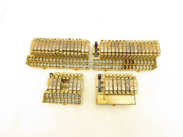 Omron G7T 1112S Relay 250VAC 10A 1/2 HP With Base Modules Lot Of 46