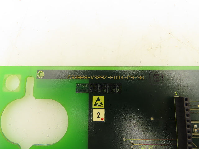 Siemens G33928-V3297-F004-D9-36 Injection Molding Machine Control Board