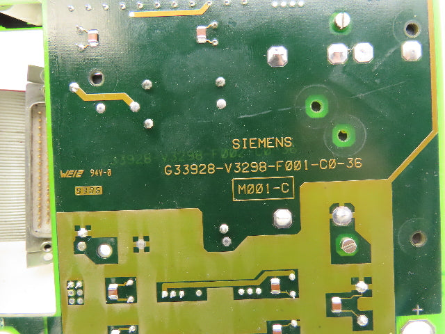 Siemens G33928-V3298-F004-C0-36 Injection Molding Machine Control Circuit Board