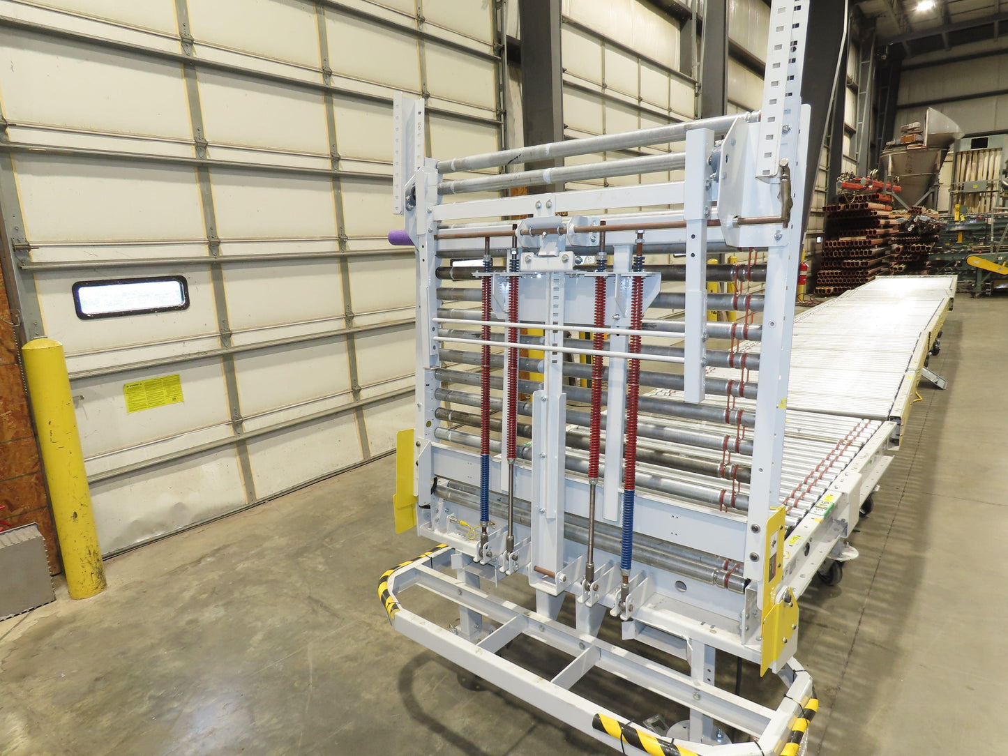 ConveyX 52"x 55' Power Roller Conveyor 48"BF Walk-Thru Gate 115V Variable Speed