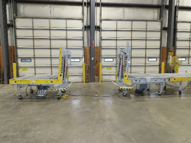 ConveyX 52"x 55' Power Roller Conveyor 48"BF Walk-Thru Gate 115V Variable Speed