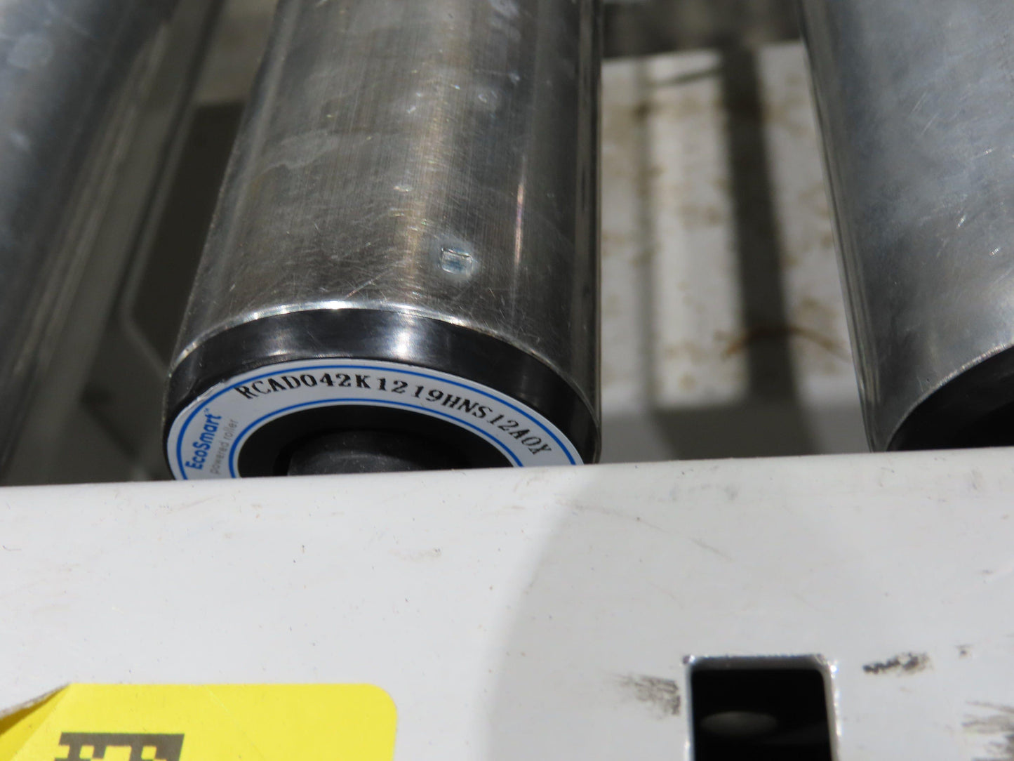 ConveyX 52"x 55' Power Roller Conveyor 48"BF Walk-Thru Gate 115V Variable Speed